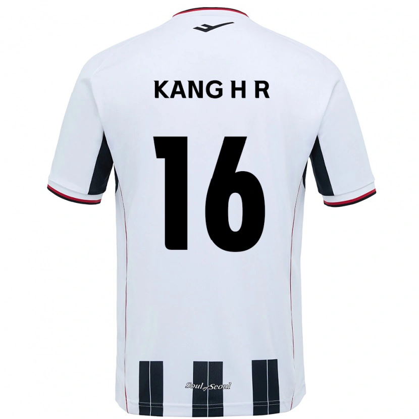 Danxen Niño Camiseta Kang Hye-Rim #16 Negro Rojo 2ª Equipación 2025/26 La Camisa México