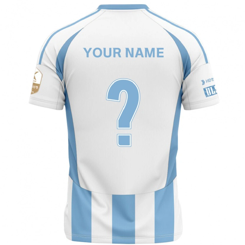 Danxen Niño Camiseta Su Nombre #0 Azul Real Amarillo 2ª Equipación 2025/26 La Camisa México