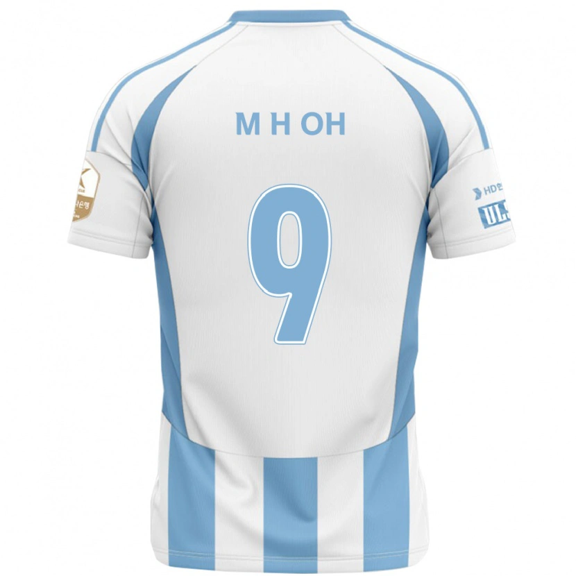Danxen Niño Camiseta Hyun-Min Oh #9 Azul Real Amarillo 2ª Equipación 2025/26 La Camisa México