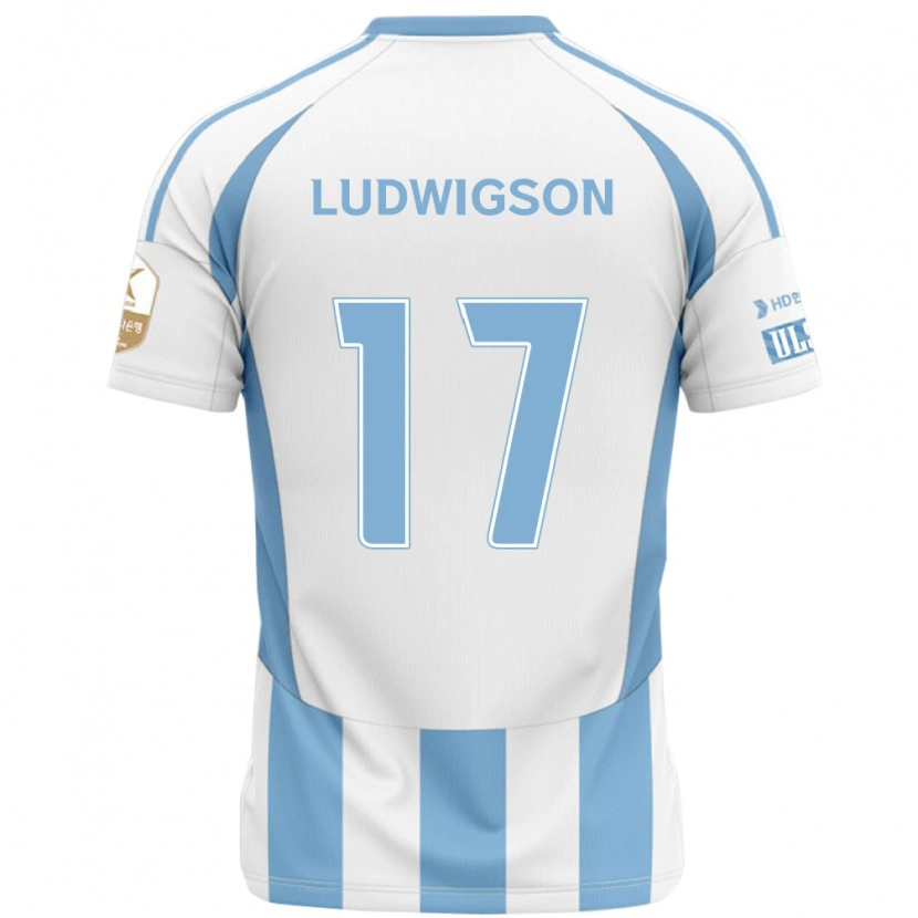 Danxen Niño Camiseta Gustav Ludwigson #17 Azul Real Amarillo 2ª Equipación 2025/26 La Camisa México