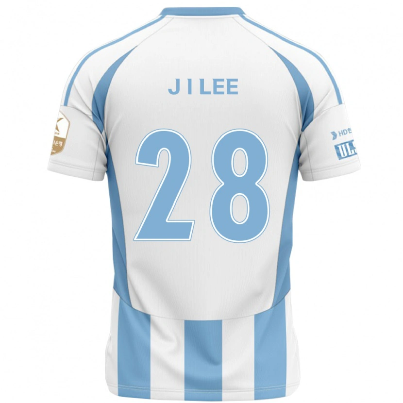 Danxen Niño Camiseta Jae-Ik Lee #28 Azul Real Amarillo 2ª Equipación 2025/26 La Camisa México