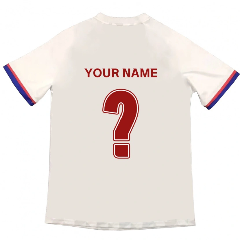 Danxen Niño Camiseta Su Nombre #0 Azul Real Rojo 2ª Equipación 2025/26 La Camisa México