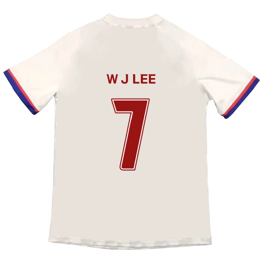 Danxen Niño Camiseta Jae-Won Lee #7 Azul Real Rojo 2ª Equipación 2025/26 La Camisa México