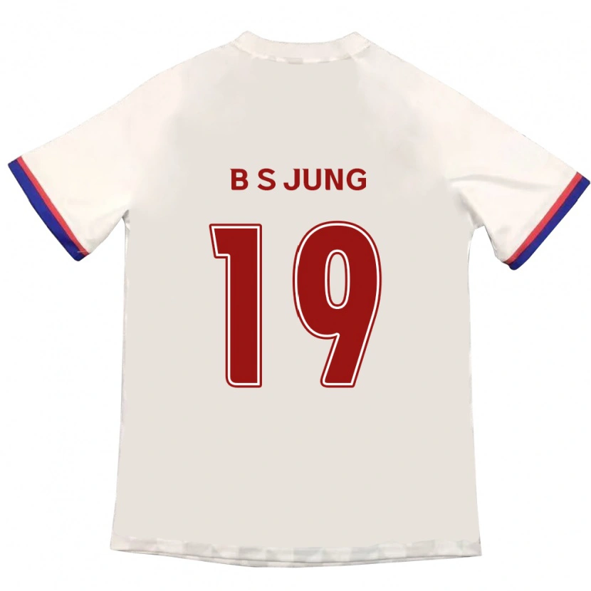 Danxen Niño Camiseta Seung-Bae Jung #19 Azul Real Rojo 2ª Equipación 2025/26 La Camisa México