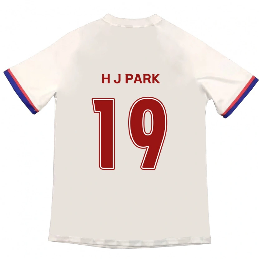 Danxen Niño Camiseta Jun-Hui Park #19 Azul Real Rojo 2ª Equipación 2025/26 La Camisa México