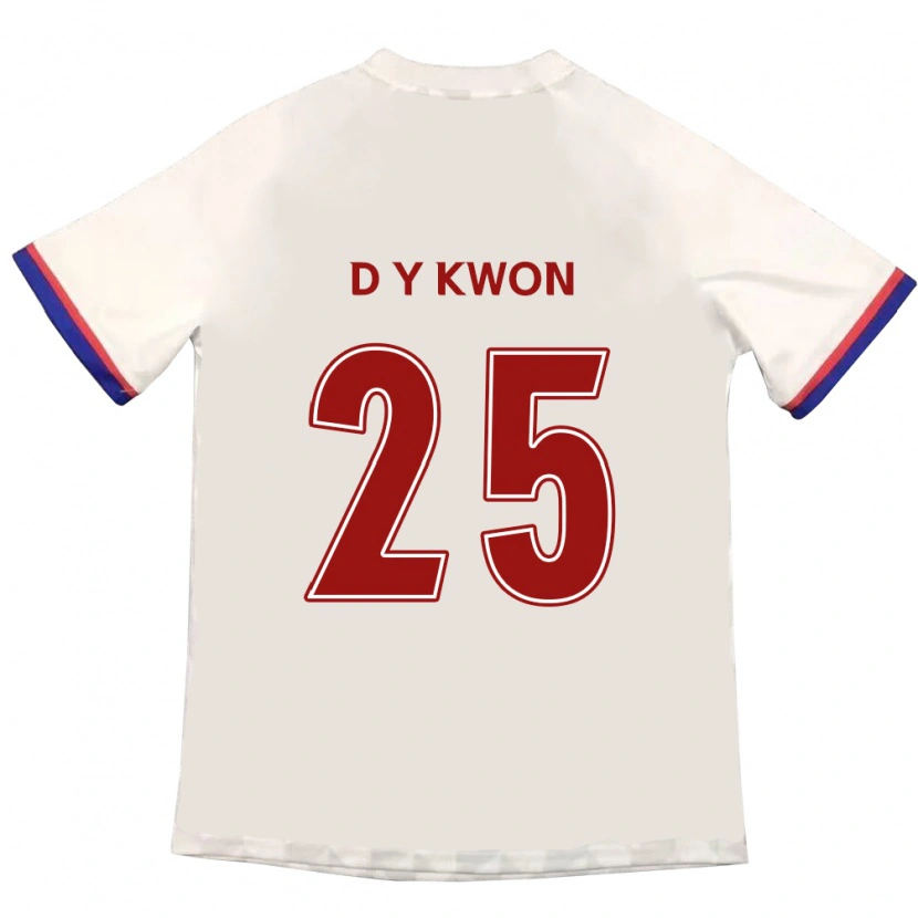 Danxen Niño Camiseta Do-Yeong Kwon #25 Azul Real Rojo 2ª Equipación 2025/26 La Camisa México