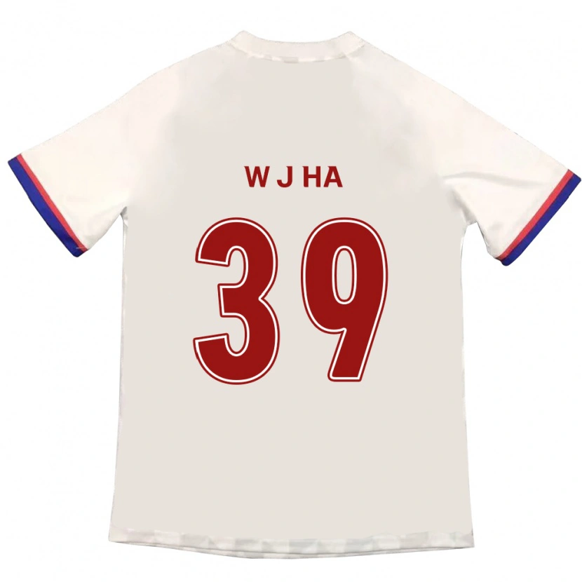 Danxen Niño Camiseta Jung-Woo Ha #39 Azul Real Rojo 2ª Equipación 2025/26 La Camisa México