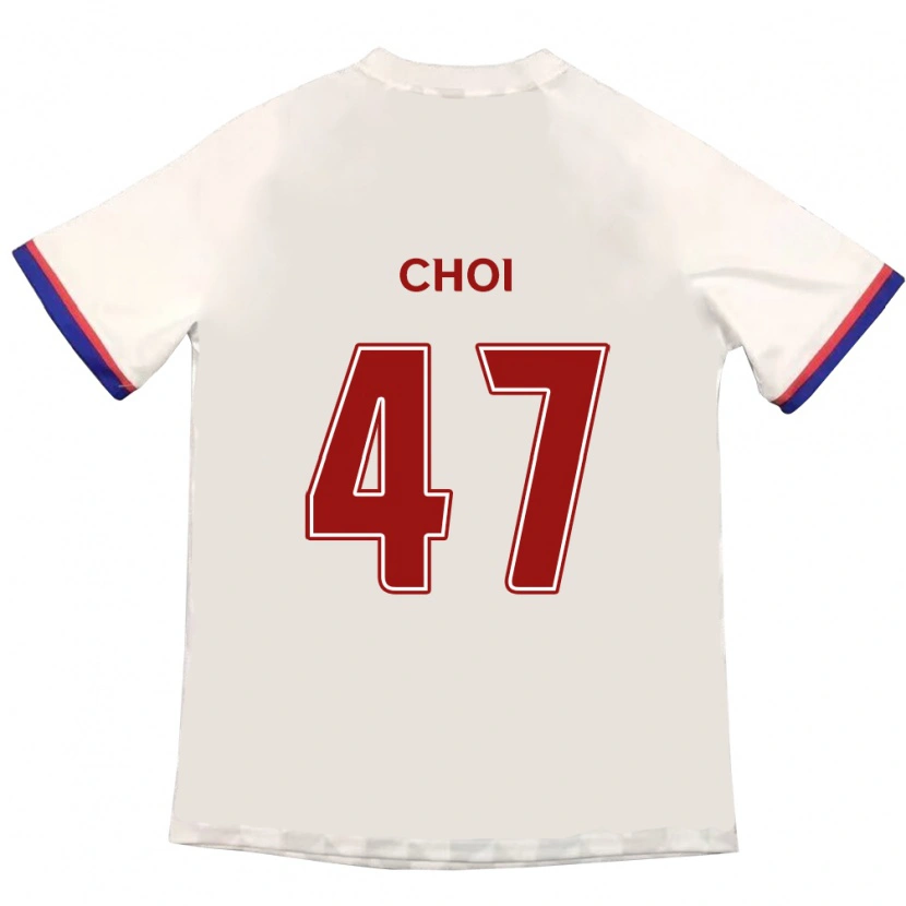 Danxen Niño Camiseta San Choi #47 Azul Real Rojo 2ª Equipación 2025/26 La Camisa México