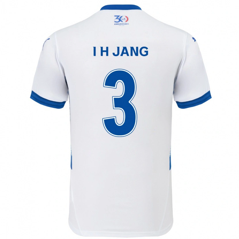 Danxen Niño Camiseta Ho-Ik Jang #3 Azul Real Blanco 2ª Equipación 2025/26 La Camisa México
