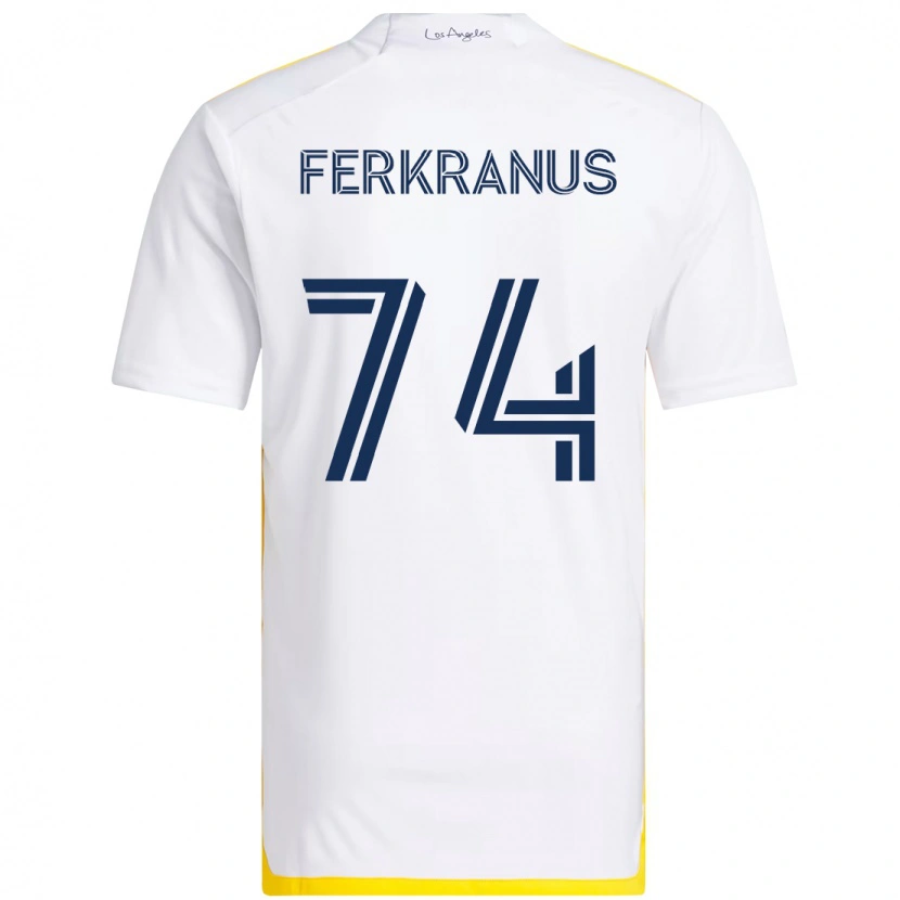 Danxen Hombre Camiseta Marcus Ferkranus #74 Morado Azul 1ª Equipación 2025/26 La Camisa México