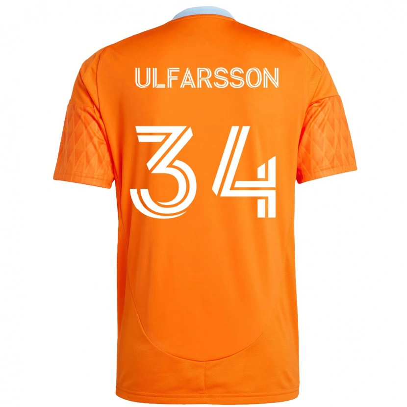 Danxen Hombre Camiseta Thor Úlfarsson #34 Morado Naranja 1ª Equipación 2025/26 La Camisa México