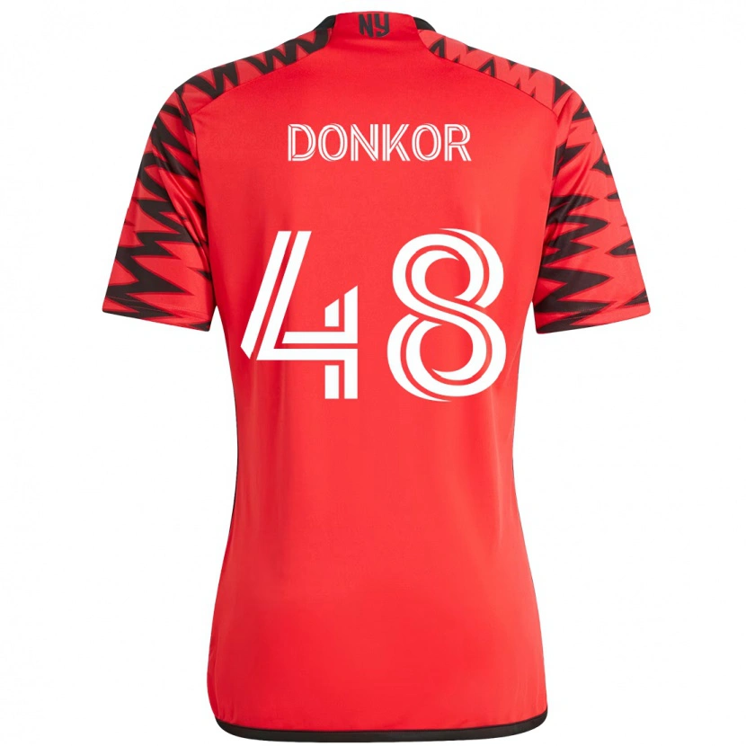 Danxen Hombre Camiseta Ronald Donkor #48 Beige Negro 1ª Equipación 2025/26 La Camisa México