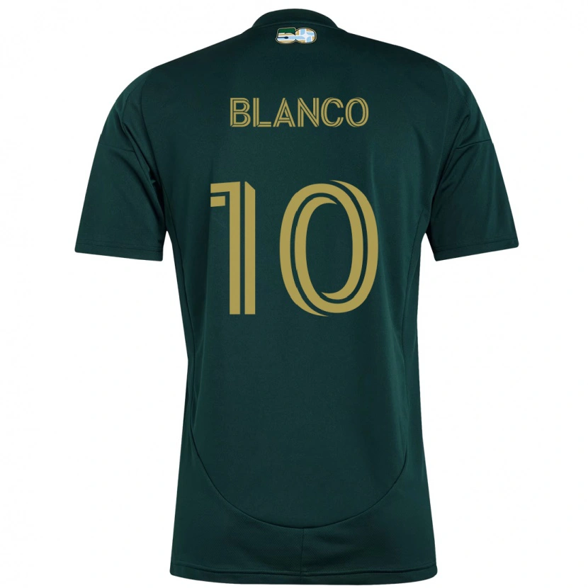 Danxen Hombre Camiseta Sebastián Blanco #10 Beige Verde 1ª Equipación 2025/26 La Camisa México