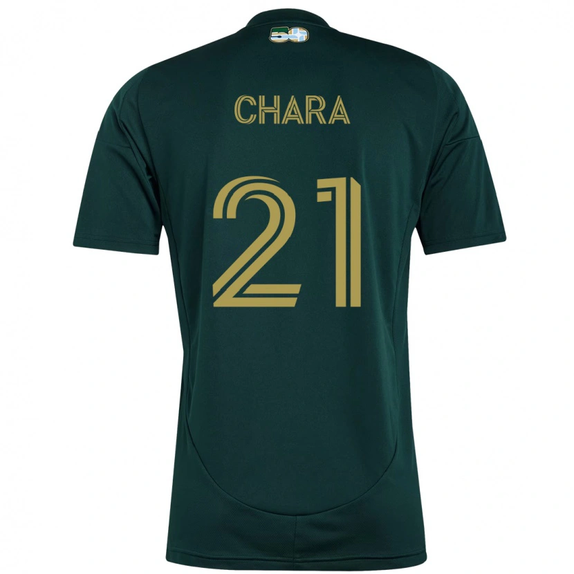 Danxen Hombre Camiseta Diego Chará #21 Beige Verde 1ª Equipación 2025/26 La Camisa México