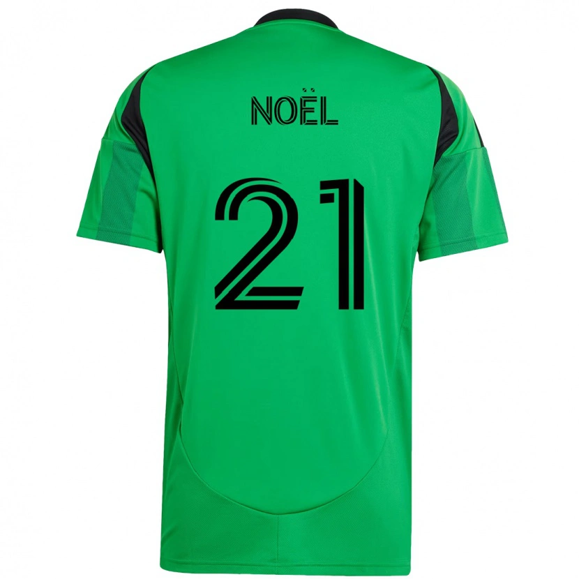Danxen Hombre Camiseta Valentin Noël #21 Blanco Verde 1ª Equipación 2025/26 La Camisa México