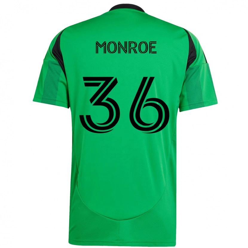 Danxen Hombre Camiseta Greg Monroe #36 Blanco Verde 1ª Equipación 2025/26 La Camisa México