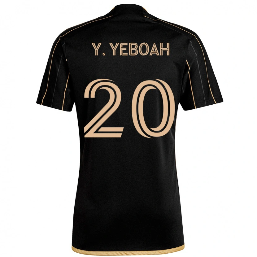 Danxen Hombre Camiseta Yaw Yeboah #20 Blanco Marrón 1ª Equipación 2025/26 La Camisa México