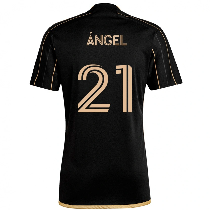 Danxen Hombre Camiseta Tomás Ángel #21 Blanco Marrón 1ª Equipación 2025/26 La Camisa México