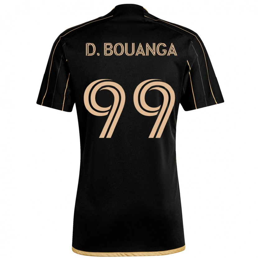 Danxen Hombre Camiseta Denis Bouanga #99 Blanco Marrón 1ª Equipación 2025/26 La Camisa México