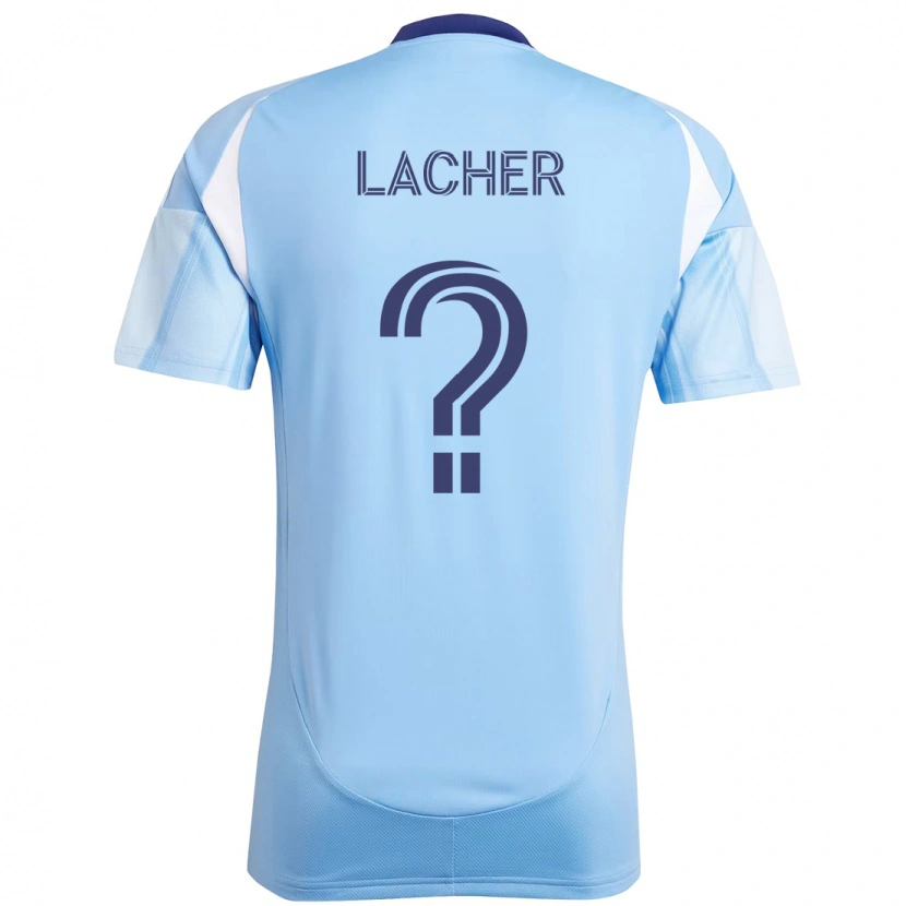Danxen Hombre Camiseta Julien Lacher #0 Negro Azul Naranja 1ª Equipación 2025/26 La Camisa México