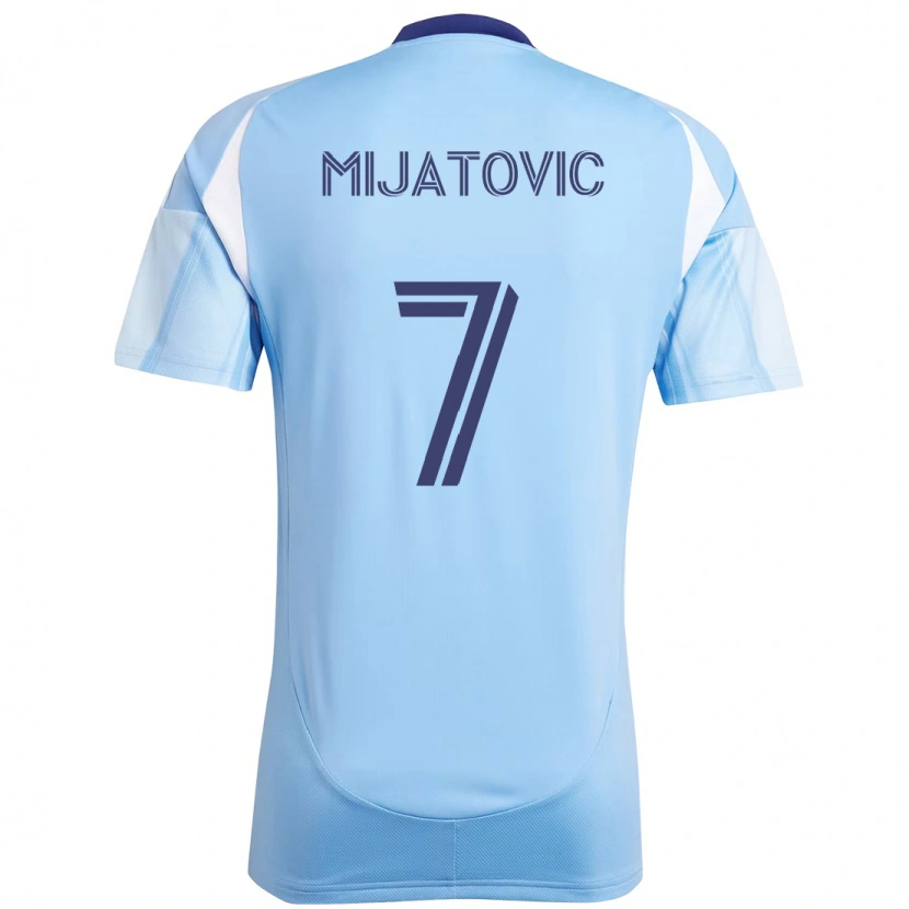 Danxen Hombre Camiseta Jovan Mijatovic #7 Negro Azul Naranja 1ª Equipación 2025/26 La Camisa México