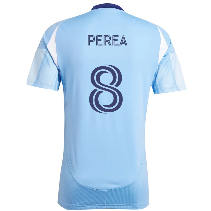 Danxen Hombre Camiseta Andrés Perea #8 Negro Azul Naranja 1ª Equipación 2025/26 La Camisa México
