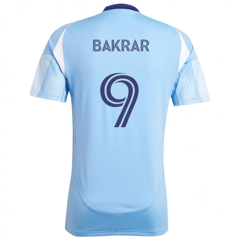 Danxen Hombre Camiseta Monsef Bakrar #9 Negro Azul Naranja 1ª Equipación 2025/26 La Camisa México