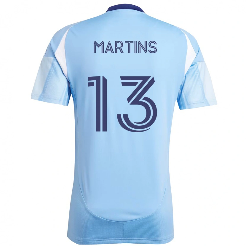 Danxen Hombre Camiseta Thiago Martins #13 Negro Azul Naranja 1ª Equipación 2025/26 La Camisa México