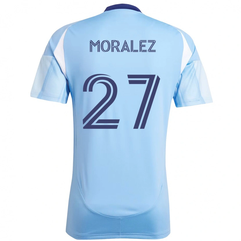 Danxen Hombre Camiseta Maxi Moralez #27 Negro Azul Naranja 1ª Equipación 2025/26 La Camisa México
