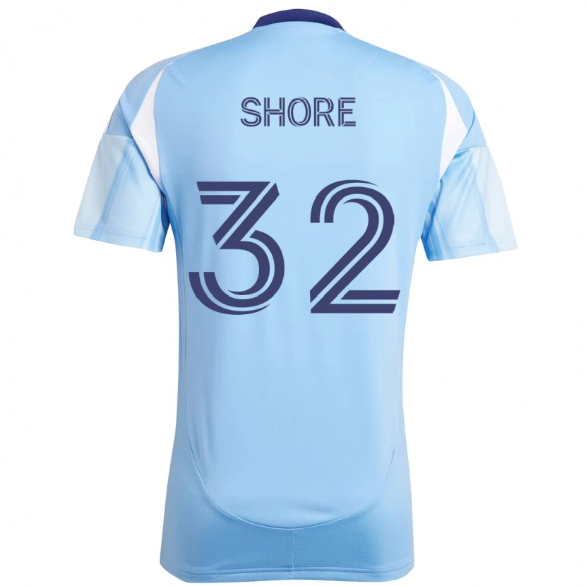 Danxen Hombre Camiseta Jonathan Shore #32 Negro Azul Naranja 1ª Equipación 2025/26 La Camisa México