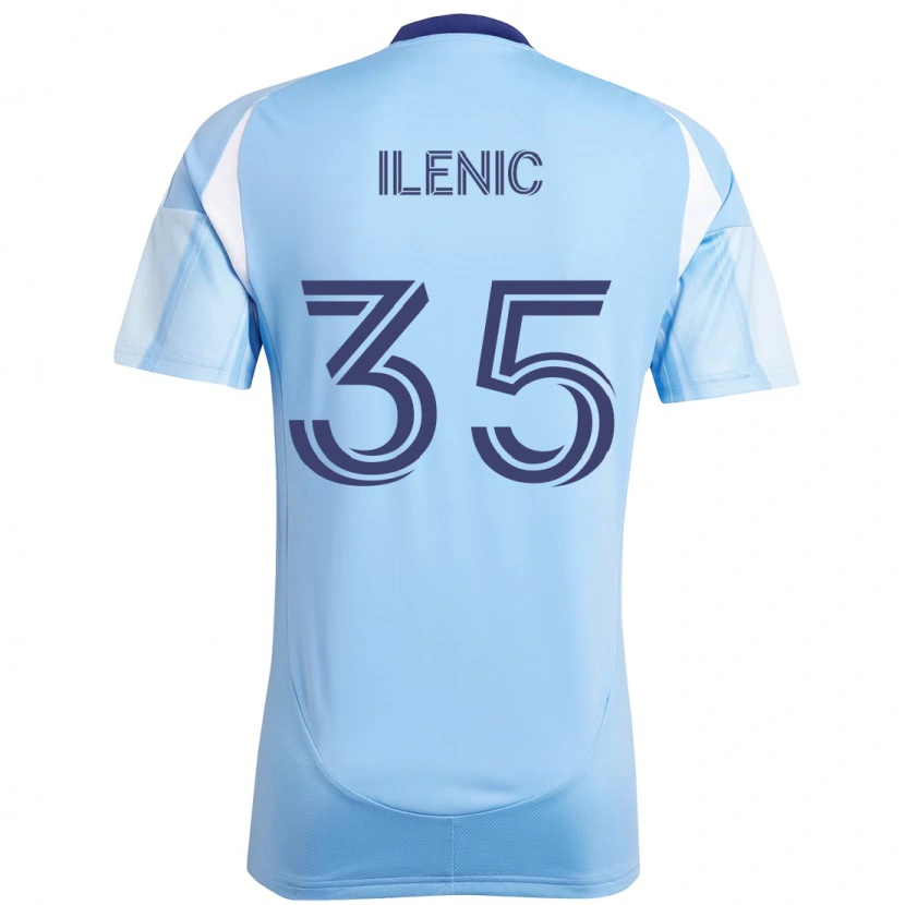 Danxen Hombre Camiseta Mitja Ilenič #35 Negro Azul Naranja 1ª Equipación 2025/26 La Camisa México