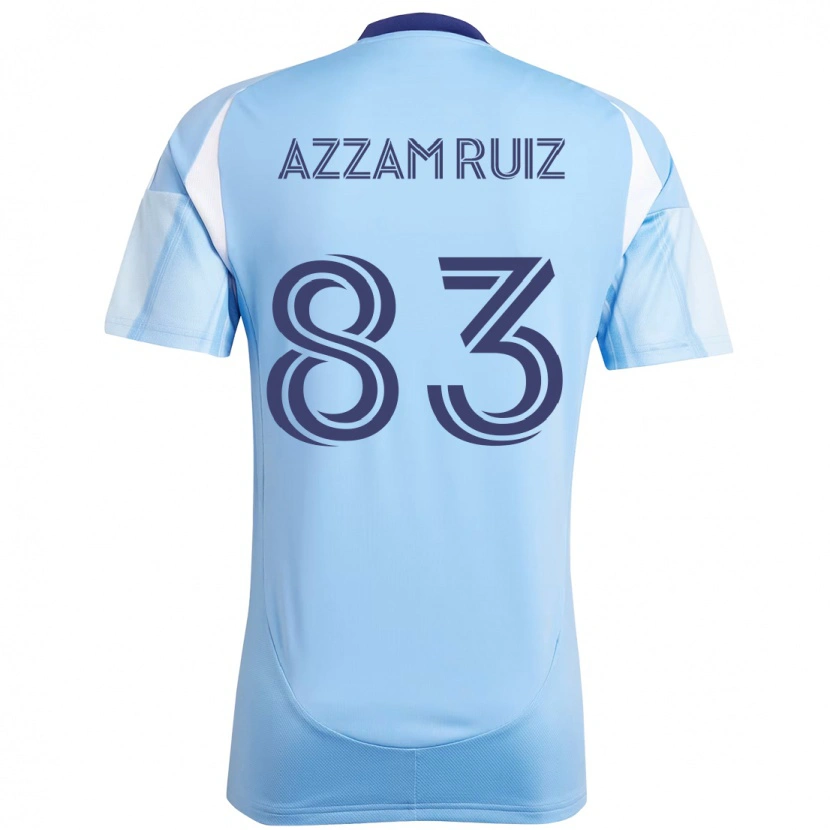 Danxen Hombre Camiseta Camil Azzam Ruiz #83 Negro Azul Naranja 1ª Equipación 2025/26 La Camisa México