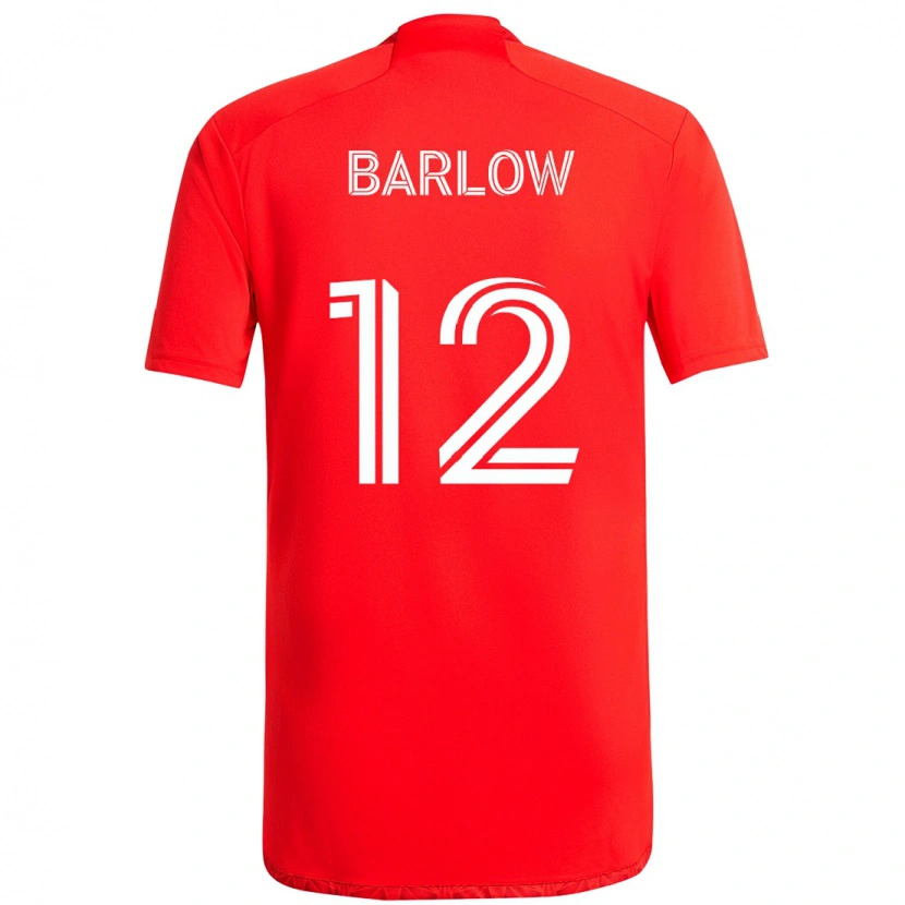 Danxen Hombre Camiseta Tom Barlow #12 Azul Celeste Claro Azul 1ª Equipación 2025/26 La Camisa México