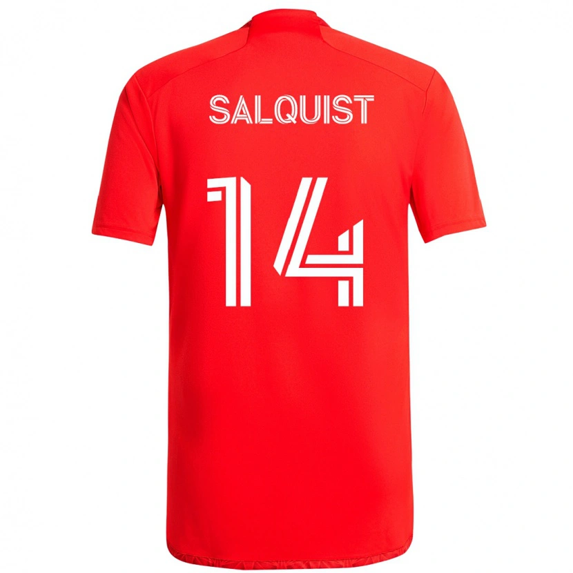 Danxen Hombre Camiseta Tobias Salquist #14 Azul Celeste Claro Azul 1ª Equipación 2025/26 La Camisa México