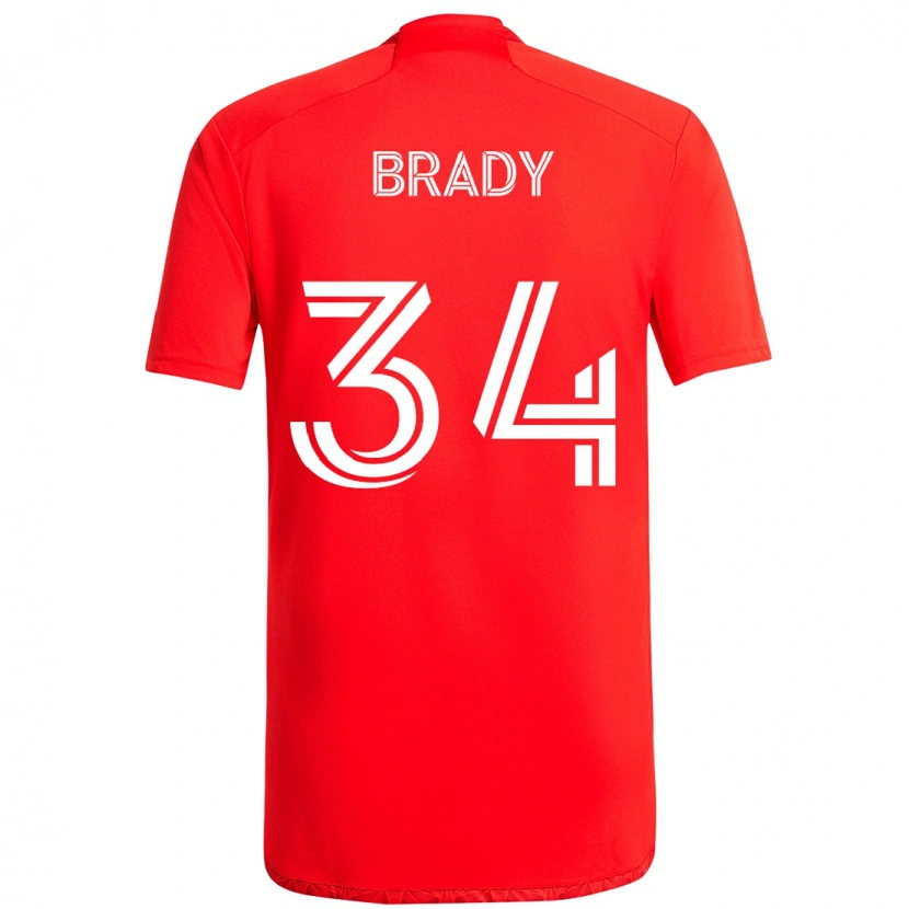 Danxen Hombre Camiseta Chris Brady #34 Azul Celeste Claro Azul 1ª Equipación 2025/26 La Camisa México