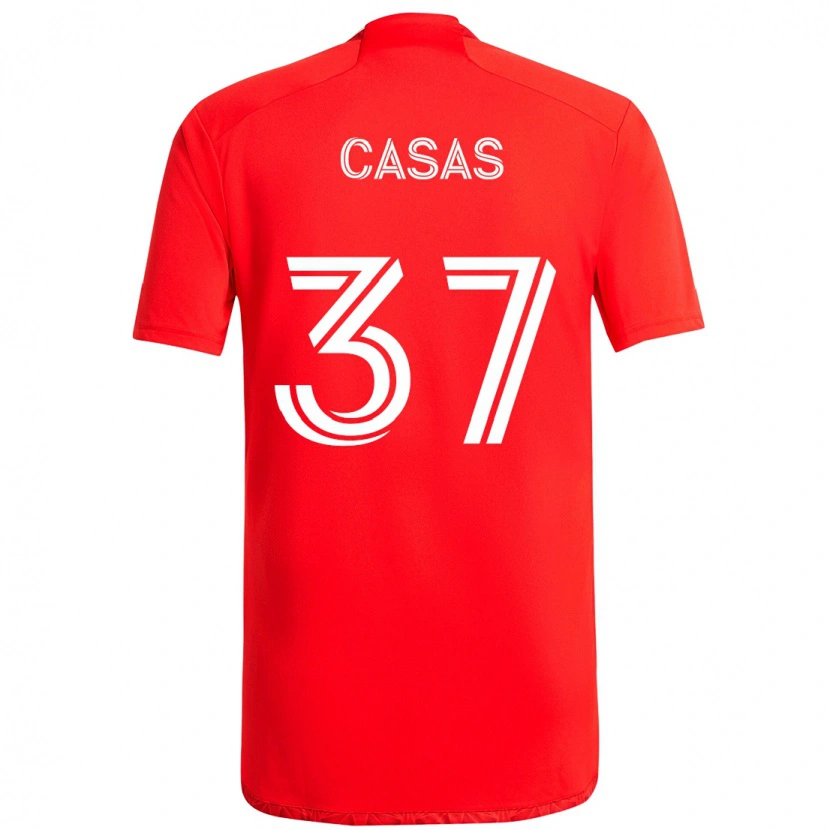 Danxen Hombre Camiseta Javier Casas #37 Azul Celeste Claro Azul 1ª Equipación 2025/26 La Camisa México