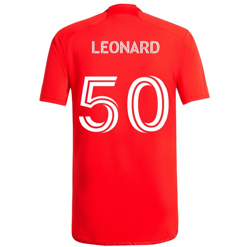 Danxen Hombre Camiseta Eric Leonard #50 Azul Celeste Claro Azul 1ª Equipación 2025/26 La Camisa México