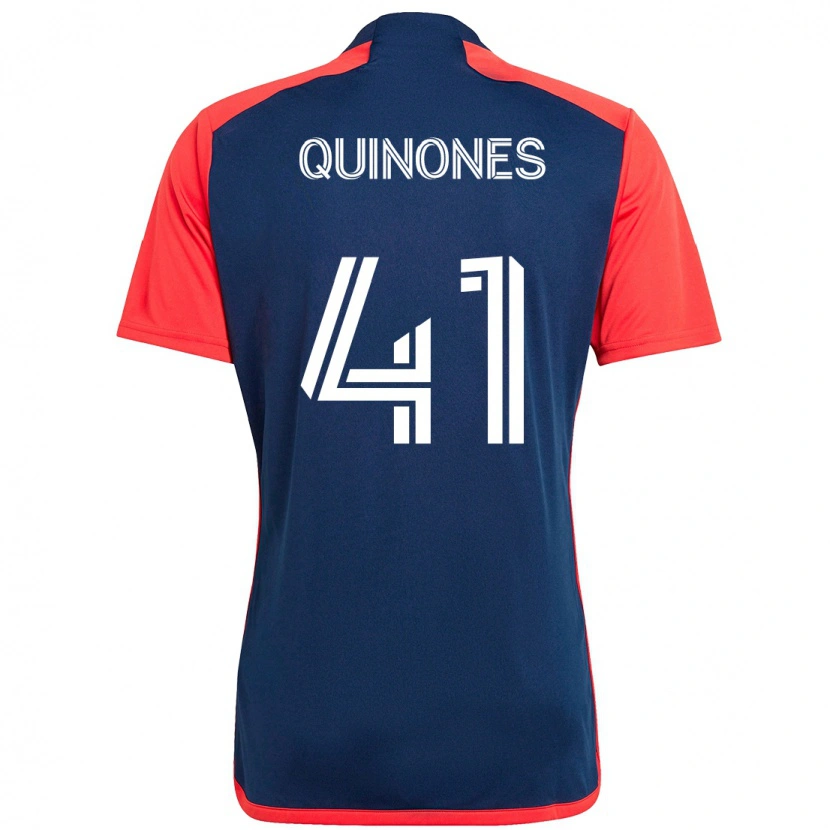 Danxen Hombre Camiseta Colby Quiñónes #41 Azul Rojo 1ª Equipación 2025/26 La Camisa México