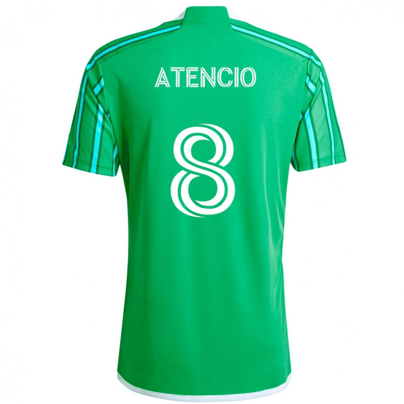 Danxen Hombre Camiseta Josh Atencio #8 Azul Claro 1ª Equipación 2025/26 La Camisa México