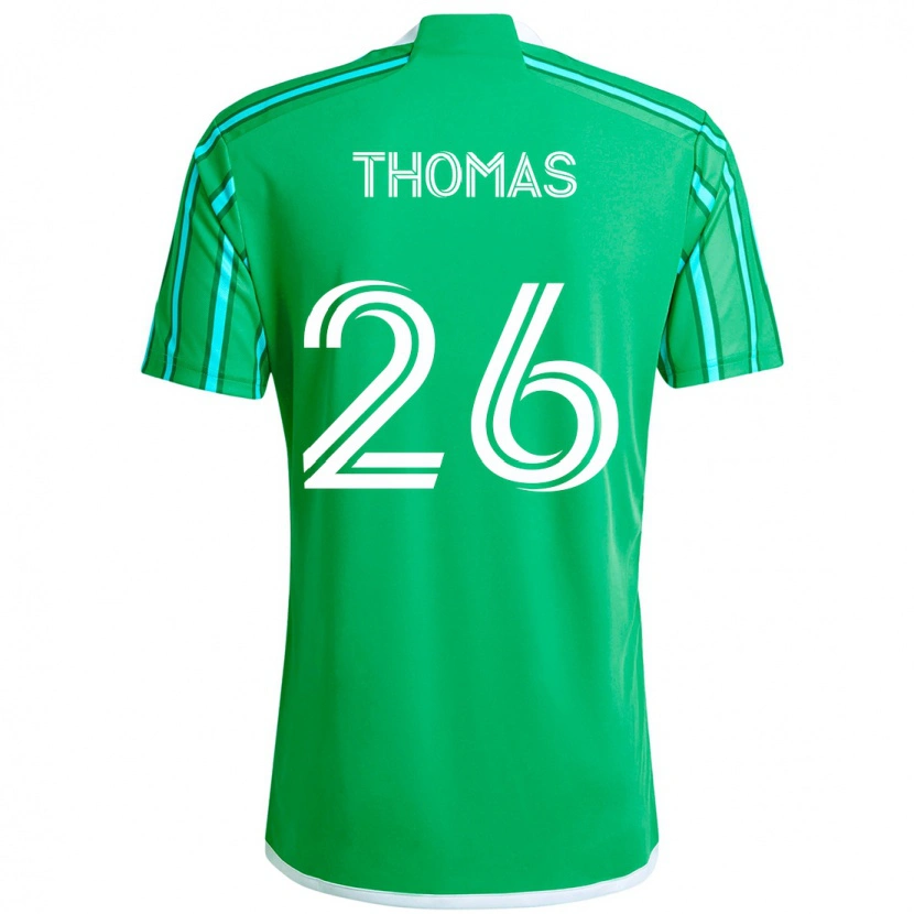 Danxen Hombre Camiseta Andrew Thomas #26 Azul Claro 1ª Equipación 2025/26 La Camisa México