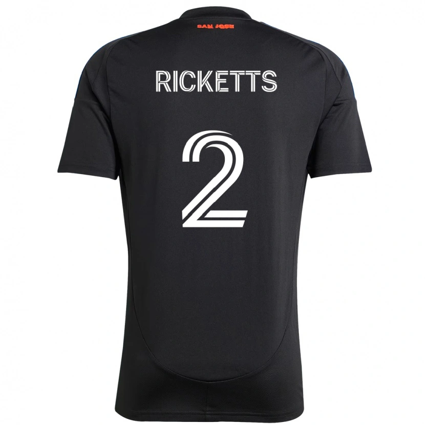 Danxen Hombre Camiseta Jamar Ricketts #2 Blanco Rojo 1ª Equipación 2025/26 La Camisa México