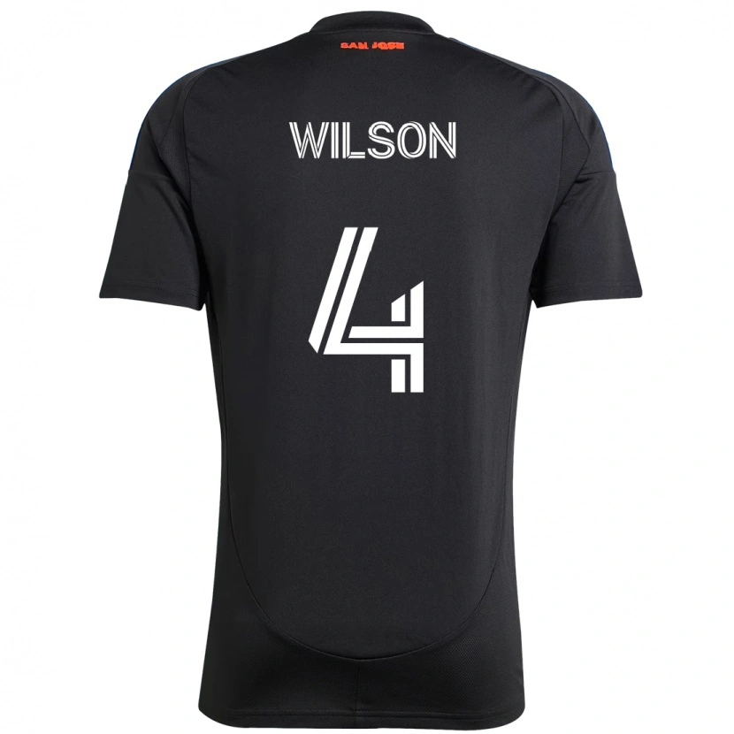Danxen Hombre Camiseta Bruno Wilson #4 Blanco Rojo 1ª Equipación 2025/26 La Camisa México