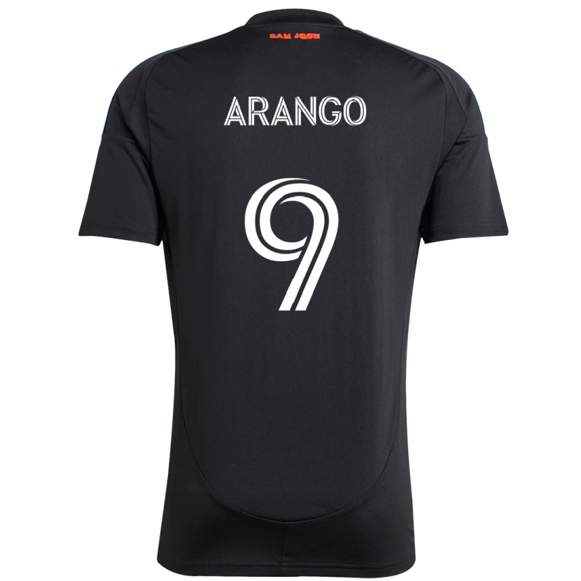 Danxen Hombre Camiseta Cristian Arango #9 Blanco Rojo 1ª Equipación 2025/26 La Camisa México