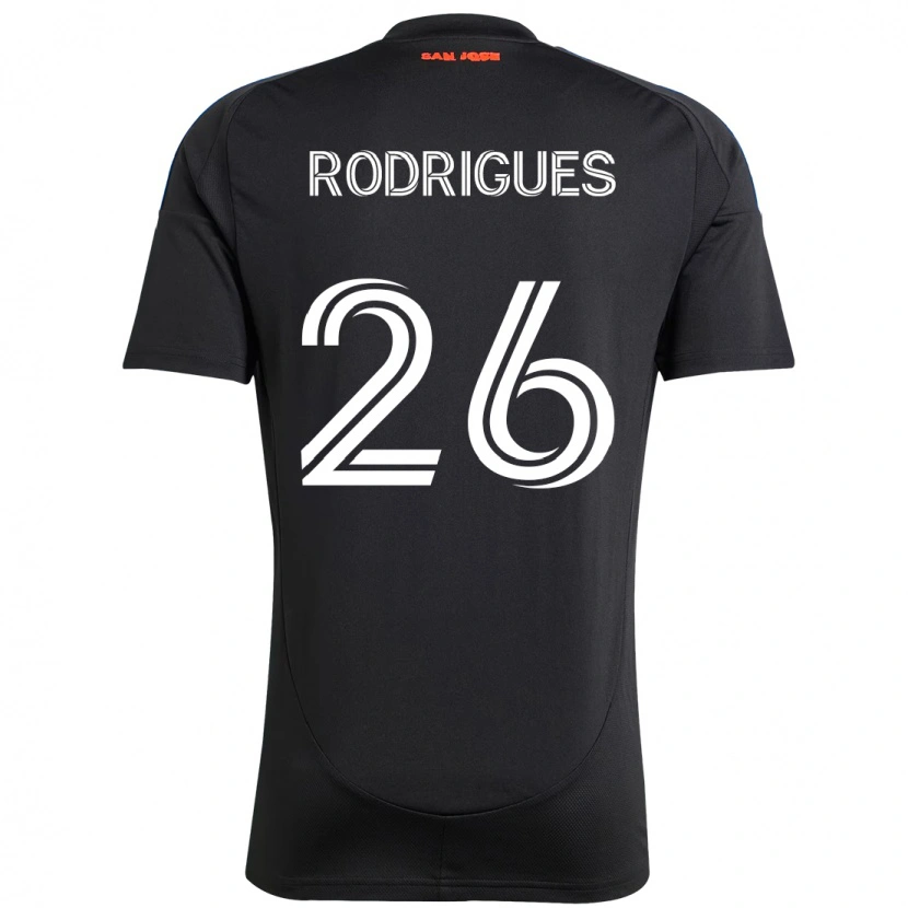 Danxen Hombre Camiseta Rodrigues #26 Blanco Rojo 1ª Equipación 2025/26 La Camisa México