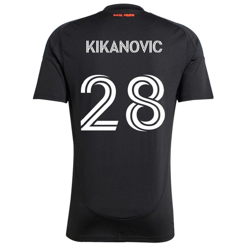Danxen Hombre Camiseta Benjamin Kikanović #28 Blanco Rojo 1ª Equipación 2025/26 La Camisa México