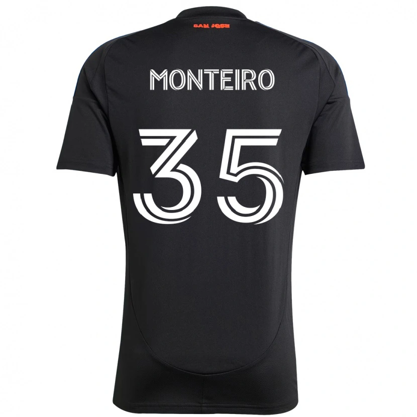 Danxen Hombre Camiseta Jamiro Monteiro #35 Blanco Rojo 1ª Equipación 2025/26 La Camisa México