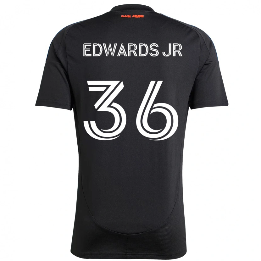 Danxen Hombre Camiseta Earl Edwards Jr. #36 Blanco Rojo 1ª Equipación 2025/26 La Camisa México