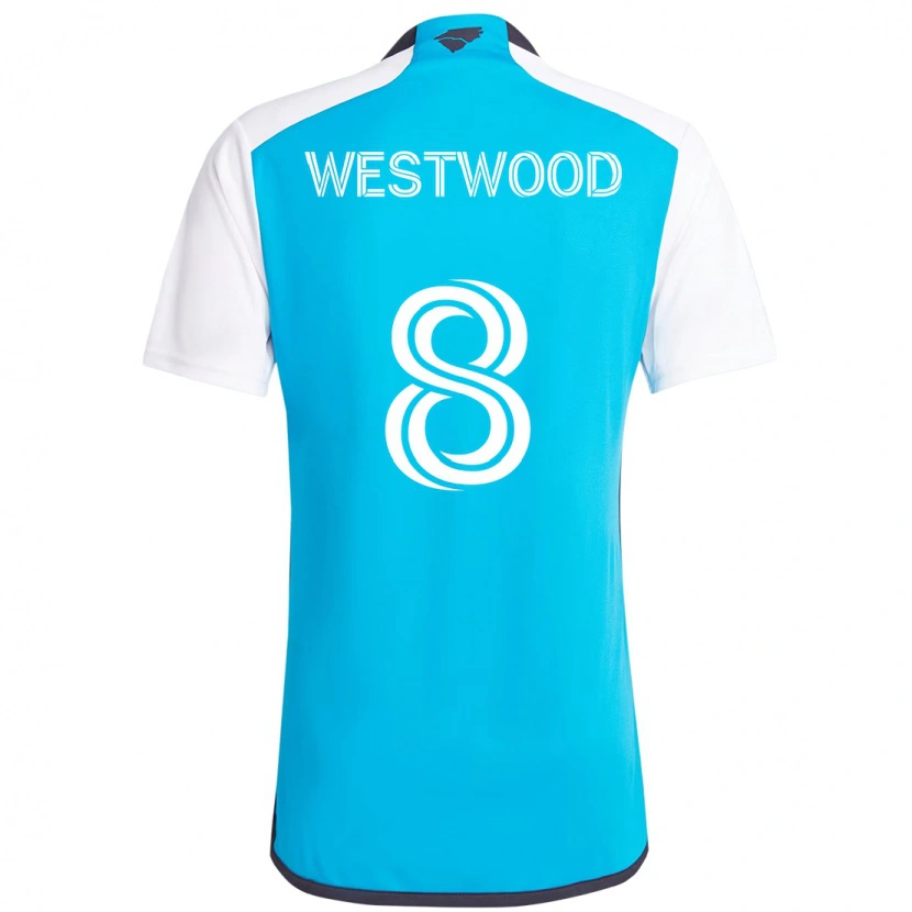 Danxen Hombre Camiseta Ashley Westwood #8 Negro Blanco 1ª Equipación 2025/26 La Camisa México