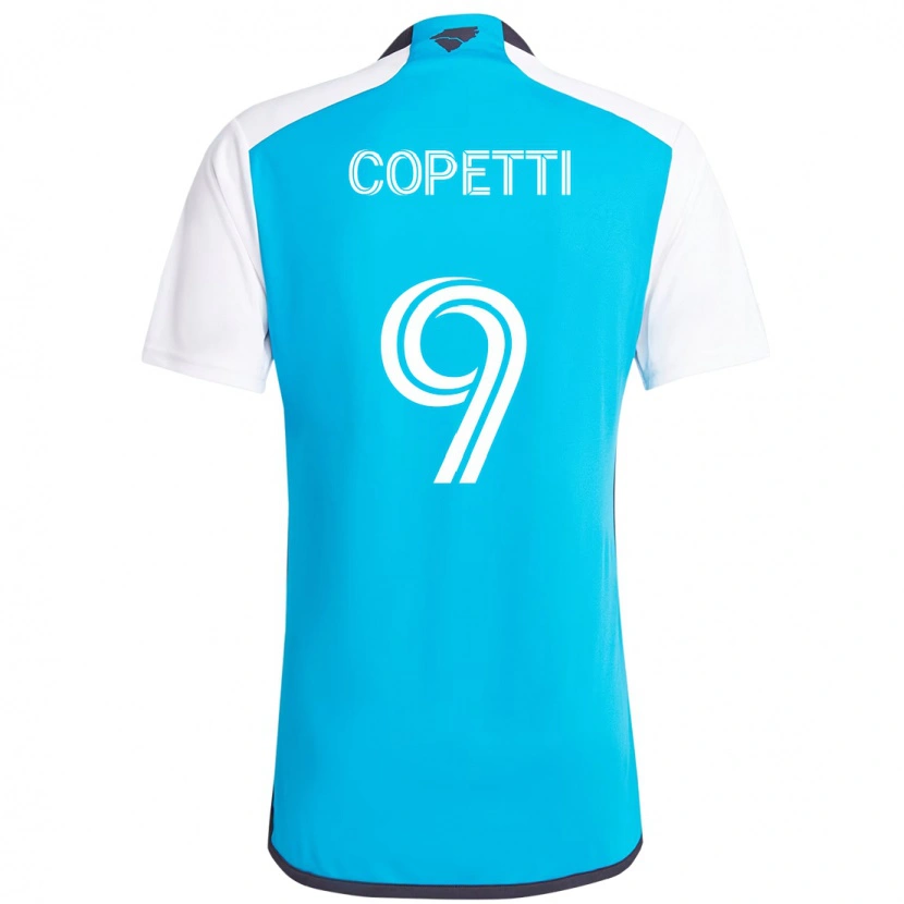 Danxen Hombre Camiseta Enzo Copetti #9 Negro Blanco 1ª Equipación 2025/26 La Camisa México
