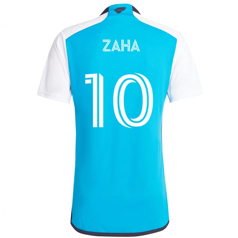 Danxen Hombre Camiseta Wilfried Zaha #10 Negro Blanco 1ª Equipación 2025/26 La Camisa México